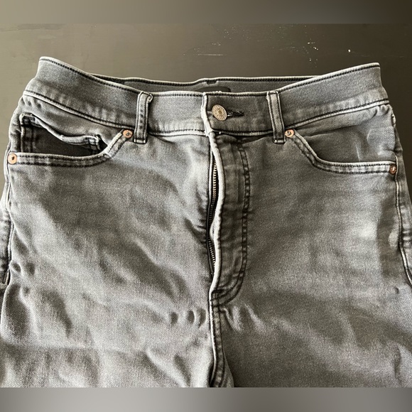 Black Stretchy High Waist Mom Jean - Picture 3 of 7